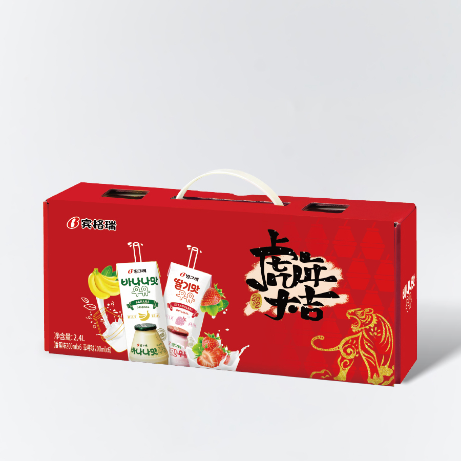 賓格瑞牛奶飲料禮盒
